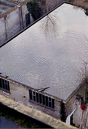 water as roof Orozco